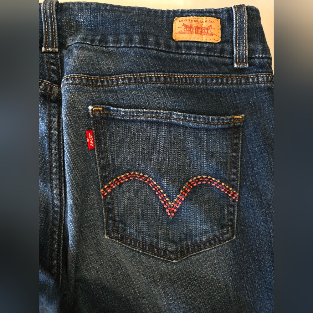 Vintage Levis Bermuda Shorts Jr's Sz 11 10" Inseam Low Rise - Picture 4 of 8